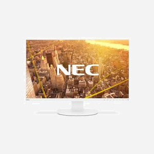 NEC MultiSync EA271F - Écran LED 27" Full HD 1920x1080 AH-IPS, 250 cd/m², 6ms, VGA/DVI/HDMI/DisplayPort, Hub USB 3.2, Haut-parleurs intégrés, Blanc - Miniature 1