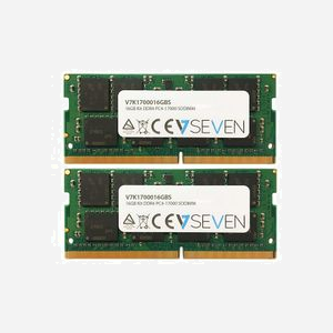 V7 Kit Mémoire 16GB (2x8GB) DDR4 2133MHz SO-DIMM PC4-17000 CL15 1.2V Unbuffered 260-pin pour Ordinateur Portable - Miniature 1