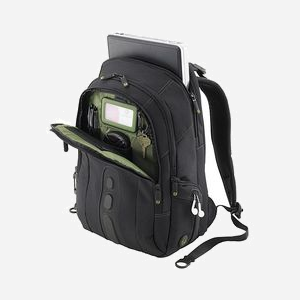 Targus EcoSpruce TBB013EU Sac à Dos 15.6" Polyester Noir 330x480x180mm, Compartiment 375x39x260mm, Tissu Recyclé, Résistant à l'Eau - Miniature 4