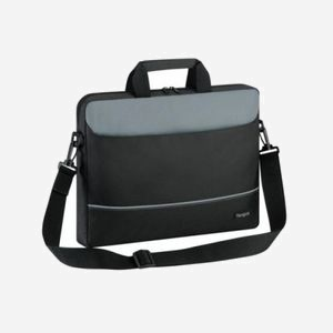 Targus TBT238EU Sacoche Ordinateur Portable 15.6" Polyester Noir/Gris 39,6cm Dimensions 385x280x43mm Poids 490g