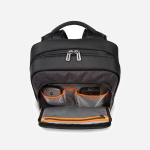 Sac à dos Targus City Smart TSB911EU pour ordinateur portable 12.5"-15.6" (31.8-39.6cm) Noir/Gris, Polyuréthane, Compartiment 305x15x470mm, 750g - Miniature 3