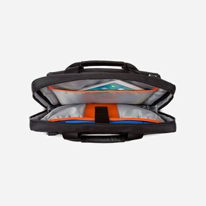 Targus TBT913EU Malette City Smart 12-14" Noir/Gris Polyuréthane, Compartiment 349x25x249mm, Poche Avant, Sangle d'Épaule Amovible, 370x360x64mm, 610g - Miniature 4