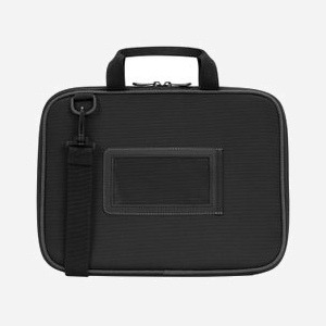 Targus TED006GL Sacoche/Attaché-case pour Chromebook jusqu'à 11.6" (29.5cm), Polyuréthane Noir/Gris, Poche Avant, Sangle Épaule Amovible, 330x260x50mm, 380g - Miniature 2