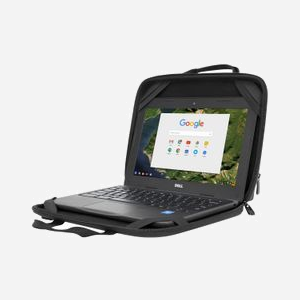 Targus TED006GL Sacoche/Attaché-case pour Chromebook jusqu'à 11.6" (29.5cm), Polyuréthane Noir/Gris, Poche Avant, Sangle Épaule Amovible, 330x260x50mm, 380g - Miniature 5