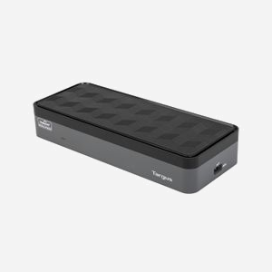 Targus DOCK570EUZ Station d'accueil USB-C 4K Quadruple Affichage: 4x HDMI 2.0 & 4x DisplayPort, Ethernet, Windows/macOS, Noir, 85x260x179mm - Miniature 1