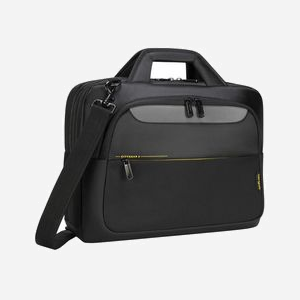 Targus Citygear TCG455GL Sac Toploader 14" (35.6cm) Noir Polyester/Polyuréthane, Compartiments Intégrés, Sangle Épaule, 420x388x135mm, 930g - Miniature 1