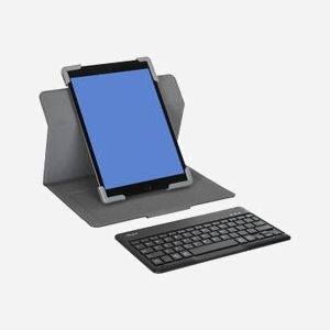 Targus Pro-Tek THZ861DE Clavier Bluetooth Allemand Universel 11" Noir Batterie 100h, Dimensions 190.5x273x29mm, Bluetooth 5.0 - Miniature 3