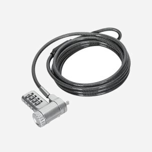 Targus ASP96RGL Câble Antivol 2m Argent - Serrure à Combinaison 10000 combinaisons - Acier Galvanisé - Pour Moniteur, PC, Ordinateur Portable - Miniature 4