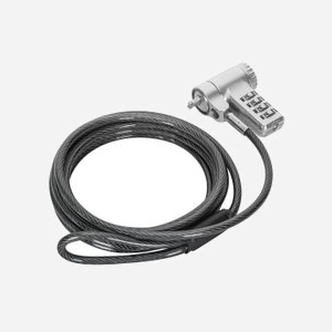 Targus ASP96GLX-S Câble Antivol 2m Argent avec Serrure à Combinaison (10000 Combinaisons) pour Moniteur, Ordinateur Portable, PC - Acier Galvanisé - Miniature 5
