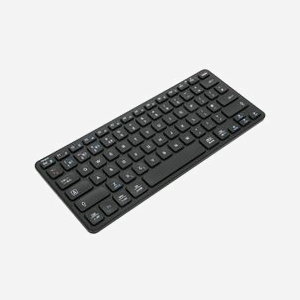 Targus AKB862UK Clavier Bluetooth Mini QWERTY UK Noir - Membrane, Bluetooth 5.1, 299x120x27mm, Alimentation Piles AAA, Usage Maison - Miniature 1
