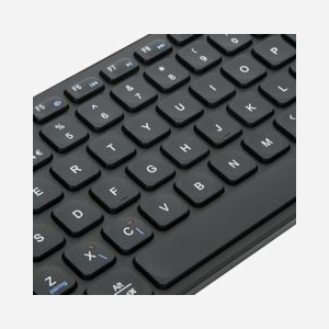 Targus AKB862UK Clavier Bluetooth Mini QWERTY UK Noir - Membrane, Bluetooth 5.1, 299x120x27mm, Alimentation Piles AAA, Usage Maison - Miniature 3