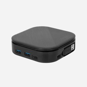 Targus DOCK116GLZ Station d'accueil USB-C 3.2 Gen 2, 2x USB-A 3.2 Gen 1, 2x USB-C 3.2 Gen 2, 2x HDMI 1.4, Ethernet, Power Delivery 80W, Noir