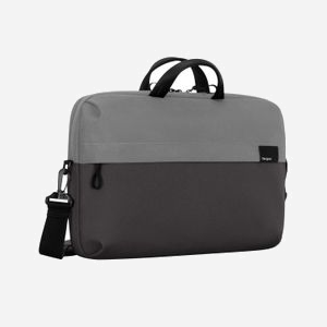 Targus TBS574GL Sacoche 14" Noir/Gris Slip Case RPET 500 35.6cm Compatible Universel - Dimensions 500x50x395mm, Bandoulière et Poignée