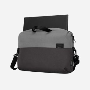 Targus TBS574GL Sacoche 14" Noir/Gris Slip Case RPET 500 35.6cm Compatible Universel - Dimensions 500x50x395mm, Bandoulière et Poignée - Miniature 2
