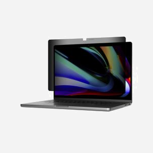 Targus ASM16MBPGL Filtre Confidentialité Magnétique 16" MacBook Pro (2021), Anti-Reflets, Angle de Vue 60°, Compatible Écran Tactile, Noir, 350.5x229.4mm - Miniature 2
