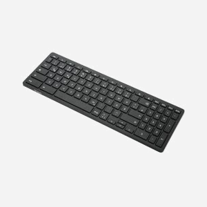 Targus AKB872DE : Clavier Bluetooth 5.2 QWERTZ Allemand Noir, compatible ChromeOS, Pavé Numérique, Antimicrobien, 430x140x27mm, 540g - Miniature 5