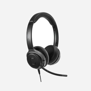 Targus AEH104GL Casque Arceau Binaural Noir, Bluetooth 5.0, USB Type-C, Microphone Omnidirectionnel, Autonomie 16h, 160g, Compatible Windows/macOS - Miniature 4