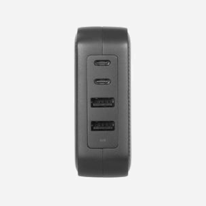 Targus APA109GL Chargeur Secteur Universel 100W Power Delivery, 2x USB 2.0, 2x USB-C, Protections électriques, Fiches ANZ/EU/UK/US, Noir - Miniature 2