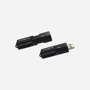 Lecteur de Carte Mémoire Integral USB 3.2 Gen 1 (3.1 Gen 1) pour MicroSD/SD/SDHC/SDXC, Noir, Compatible Windows/macOS/Linux, 19x12x70mm - Miniature 1