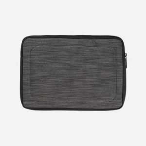 Techair Housse Néoprène Motif Noir 17.3" (43.9cm) avec Fausse Fourrure & Mousse, Compartiment PC 420x300x20mm, Fermeture Zippée, 315x435x30mm, 280g - Miniature 3