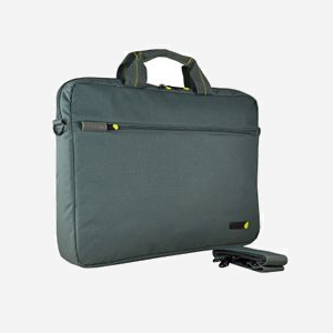 Techair TANZ0116V3 Sac Toploader Gris 29.5cm (11.6") Polyester 600D, Compartiment Mousse, Poche Frontale, Sangle Épaule, 330x225x50mm, 320g - Miniature 2