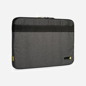 Housse Techair Eco Essential TAECV011 15.6" (39.6cm) Polyester Recyclé Gris Foncé Motif, Compartiment 385x265x20mm, Protection Chocs/Impacts, 192g - Miniature 4