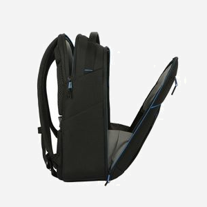 Targus TBB643GL Sac à Dos 16" Noir (40.6cm), Polyester Recyclé 69%, 22L, Compartiment 386x260x29.3mm, Sangle Chariot, GRS/OBP - Miniature 4