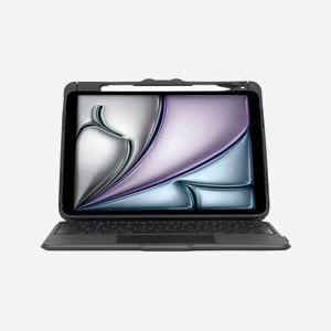 Targus VersaVu THZ967NO : Clavier Bluetooth QWERTY Nordique avec Trackpad pour iPad 11", Rétroéclairage Ajustable, Résistance 1.2m, Noir - Miniature 1