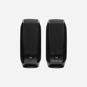 Logitech 980-000029 Haut-parleurs 2.0 USB 2.4W Noir, 5.1cm, 90-20000Hz, câble 1.2m, pour PC/Table, 68x64x158mm, 400g - Miniature 2