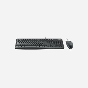 Logitech MK120 : Ensemble Clavier QWERTZ USB avec fil et Souris Optique 1000 DPI, Câbles 1.5/1.8m, Compatible Windows, Noir - Miniature 3