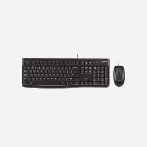 Logitech MK120 Ensemble Clavier QWERTY USB (US International) & Souris Optique 1000 DPI, Câble 1.5m/1.8m, Compatible Windows/Linux, Noir - Miniature 4