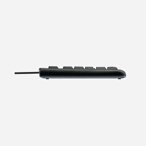 Clavier USB Logitech K120 QWERTY US International, Longueur de câble 1.5m, Résistant aux éclaboussures (60ml), Compatible Windows/Linux, Noir, Dimensions 155x450x23.5mm - Miniature 4
