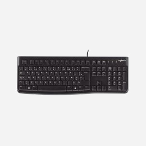 Logitech Keyboard K120 for Business - Clavier USB AZERTY Belge Noir - Durée de vie 10M frappes - Résistant aux éclaboussures (60ml) - Longueur câble 1.5m - Miniature 1