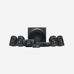 Logitech Z906 Système de haut-parleurs surround 5.1 500W RMS, Certification THX, Décodeur Dolby Digital/DTS, Entrées Optique/Coaxiale/RCA/3.5mm - Miniature 1