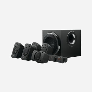 Logitech Z906 Système de haut-parleurs surround 5.1 500W RMS, Certification THX, Décodeur Dolby Digital/DTS, Entrées Optique/Coaxiale/RCA/3.5mm - Miniature 4