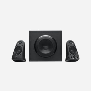 Logitech Z623 Système d'enceintes 2.1 200W RMS Noir, Certification THX, Entrées RCA/3.5mm, Subwoofer 130W RMS, Satellites 35W RMS, Prise casque 3.5mm - Miniature 1