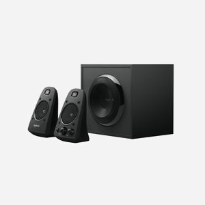 Logitech Z623 Système d'enceintes 2.1 200W RMS Noir, Certification THX, Entrées RCA/3.5mm, Subwoofer 130W RMS, Satellites 35W RMS, Prise casque 3.5mm - Miniature 2