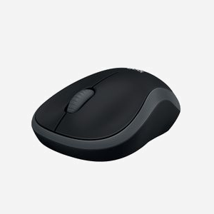 Logitech M185 Souris sans fil 2.4 GHz, 1000 DPI, Optique, 3 boutons, Ambidextre, Noir/Gris, Portée 10m, Windows/macOS/Linux, Pile AA, Récepteur USB-A - Miniature 2