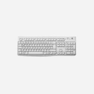 Logitech Keyboard K120 for Business - Clavier USB QWERTZ Allemand Blanc, Usage Bureau, Câble 1.5m, Windows/Linux, 10 Million Frappes, Résistant aux éclaboussures