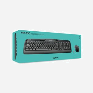 Logitech Wireless Combo MK330 - Clavier QWERTY US International & Souris Optique USB 2.4 GHz - Portée 10m, Autonomie 24/12 mois - Miniature 5