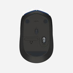Logitech M170 Souris sans fil 2.4 GHz, 1000 DPI, optique, ambidextre, 2 boutons, molette, portée 10m, Windows/macOS/Linux/ChromeOS, bleu - Miniature 4