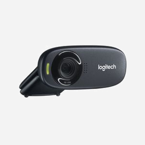 Webcam Logitech C310 HD 720p USB 2.0, Microphone intégré, Réduction du bruit, Angle de vue 60°, Clip universel, Compatible Windows et macOS, Noir, Câble 1.5m - Miniature 3