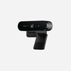 Logitech BRIO Webcam - UHD 4K - 13MP - USB 3.2 Gen 1 - Champ de vision 90° ajustable - Zoom numérique 5x - Double micro omnidirectionnel - Windows/macOS/ChromeOS