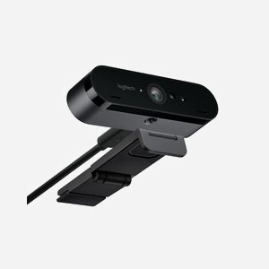 Logitech BRIO Webcam - UHD 4K - 13MP - USB 3.2 Gen 1 - Champ de vision 90° ajustable - Zoom numérique 5x - Double micro omnidirectionnel - Windows/macOS/ChromeOS - Miniature 4