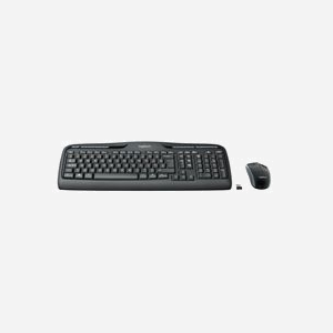 Logitech Wireless Combo MK330 - Clavier QWERTZ Allemand et Souris USB 2.4 GHz - Portée 10m, Piles longue durée (24/12 mois)