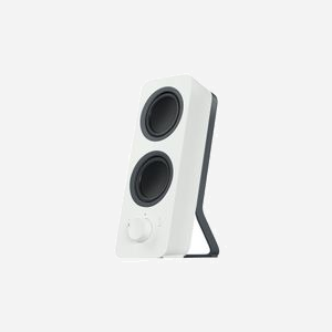 Logitech 980-001292 Enceintes 2.0 Blanc, 5W RMS, Bluetooth 4.1, Entrée Ligne, Jack 3.5mm, Connexion Filaire/Sans Fil, pour PC, 90x124x241mm - Miniature 1