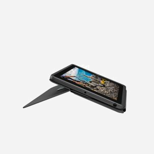 Logitech Rugged Folio AZERTY Français pour iPad 7/8ème génération, Smart Connector, Protection Militaire, Angles 20-60°, Porte-Stylet, Graphite - Miniature 3