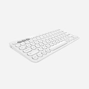 Logitech K380 Multi-Device Blanc - Clavier Bluetooth QWERTZ Mini, Portée 10m, Compatible Windows/macOS/Android/iOS/ChromeOS, Autonomie 24 mois - Miniature 2