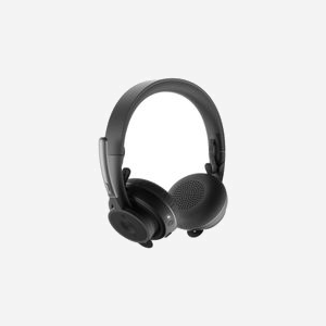 Logitech Système Visioconférence BRIO & Zone Wireless UC : Webcam 4K Ultra HD, Champ de Vision 90°, Casque Bluetooth, Portée 30m, Graphite - Miniature 3