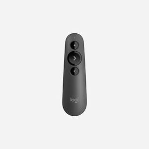 Logitech R500 Présentateur Sans Fil Graphite, Bluetooth/RF 2.4GHz, Portée 20m, Pointeur Laser Rouge Classe 1, Compatible Windows/macOS/Linux, Récepteur Nano USB - Miniature 2